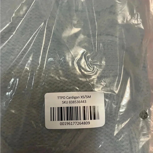 NIP Taylor Swift Tortured Poets Department Gray Cardigan Sweater - Picture 8 of 8